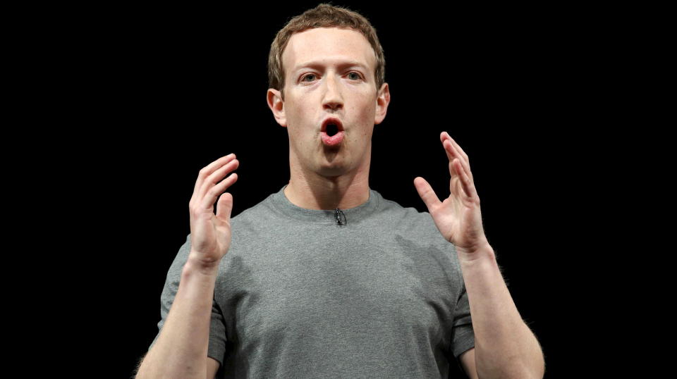 Facebook CEO Mark Zuckerberg