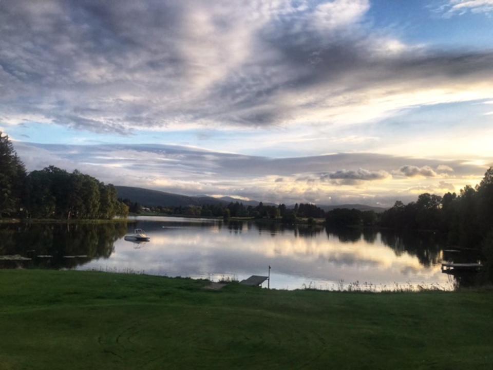 The coffin will pass by the Loch of Aboyne (The Independent)