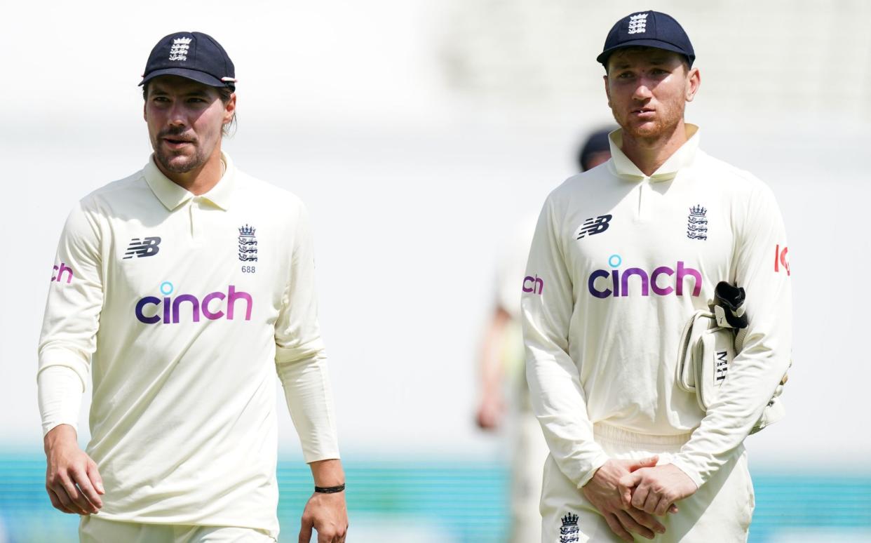 Rory Burns and James Bracey - England player ratings v New Zealand: Nightmare for James Bracey but strong signs for Rory Burns - PA