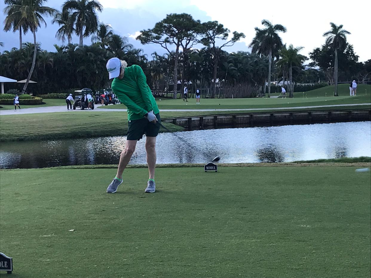 Terrill Samuel, who was the Senior division medalist with a 1-under-par 71, posted a 2-and-1 victory against Anna Schultz on Tuesday at Coral Ridge Country Club.