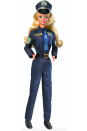 <p>Following up her turn as a pilot, Barbie decides to try out being a police officer. </p>
