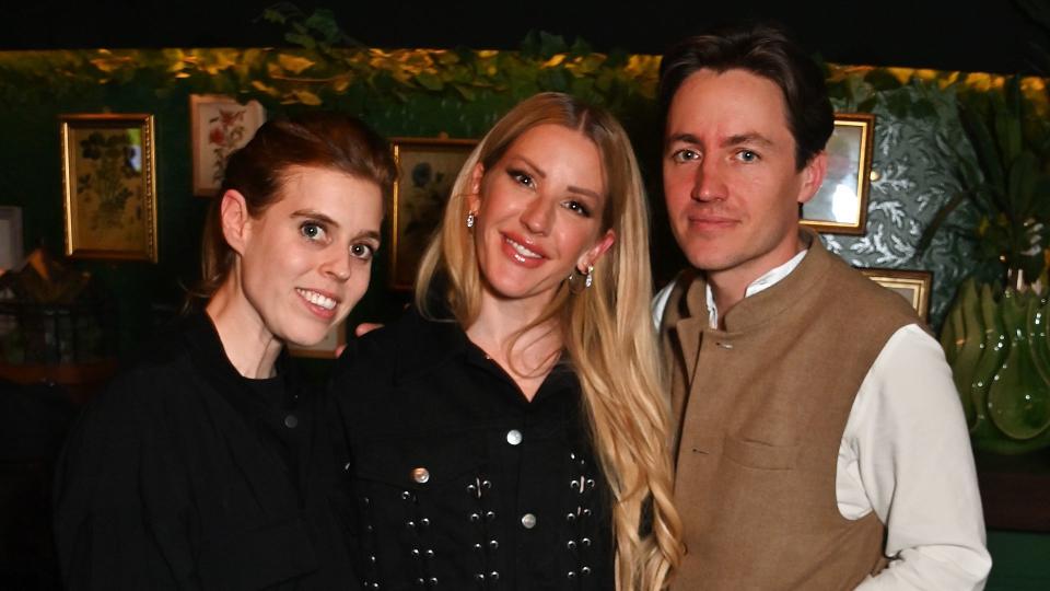 Princess Beatrice  with her husband and Ellie Goulding