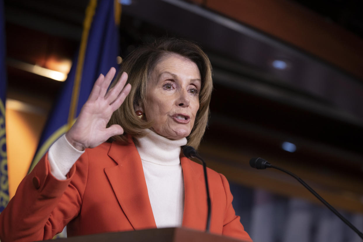 Nancy Pelosi will need at least 218 votes to be speaker&nbsp;of the House in the next session of Congress. About 234 Democrats are expected in the chamber next year, and 17 have already pledged to oppose her. (Photo: Associated Press)