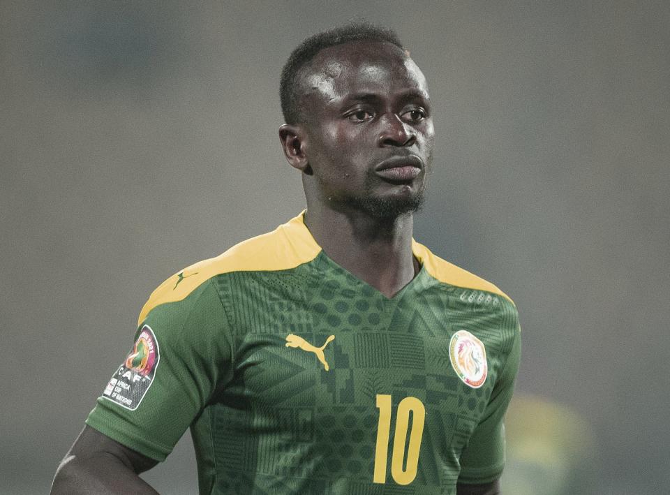 Sadio Mane in Senegal kit