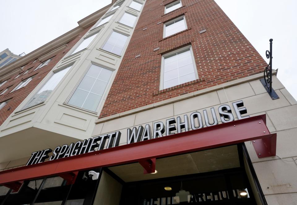 The Spaghetti Warehouse will reopen Thursday in Columbus at 150 S. High St., adjacent to the John F. Wolfe Columbus Commons.