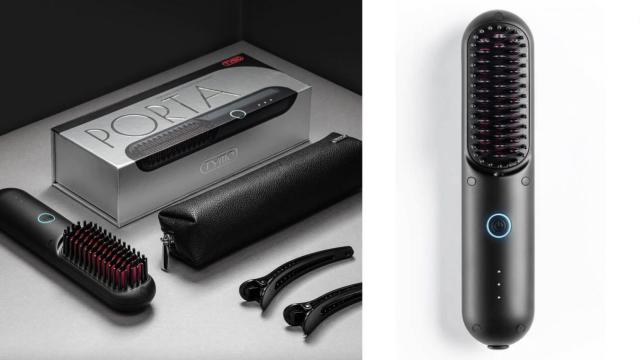 Toss this TikTok-approved cordless straightener into your bag for