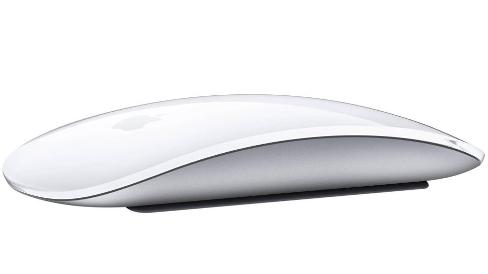 Product shot of the Apple Magic Mouse 2, the best mouse for MacBook users