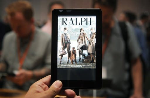 In the red-hot tablet market effectively created by the iPad, strong growth is being seen by Android rivals including Amazon's popular Kindle Fire, pictured, and Nook devices from Barnes & Noble, which run custom versions of the software