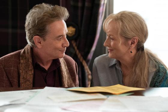 Martin Short and Meryl Streep in <i>Only Murders in the Building</i><span class="copyright">Patrick Harbron—Hulu</span>