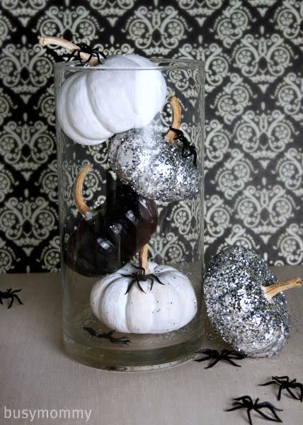 Sparkly Pumpkin Centerpiece