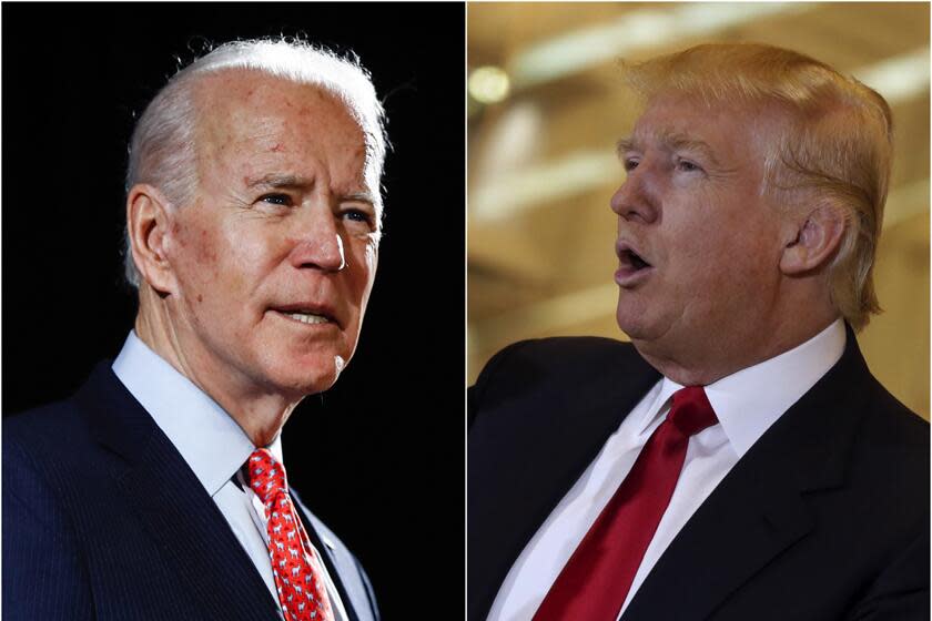 President Biden and former President Trump.