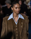 The Tommy Hilfiger collection is modeled during Fashion Week, Friday, Feb. 9, 2024, in New York. (AP Photo/Peter K. Afriyie)