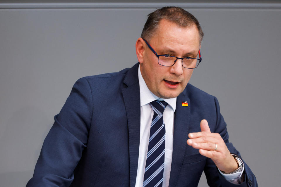 AfD-Bundesvorsitzende Tino Chrupalla. (Bild: Reuters)