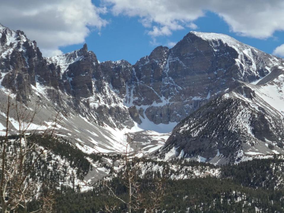 At 13,063 feet tall, Wheeler Peak is the second-tallest peak in Nevada.