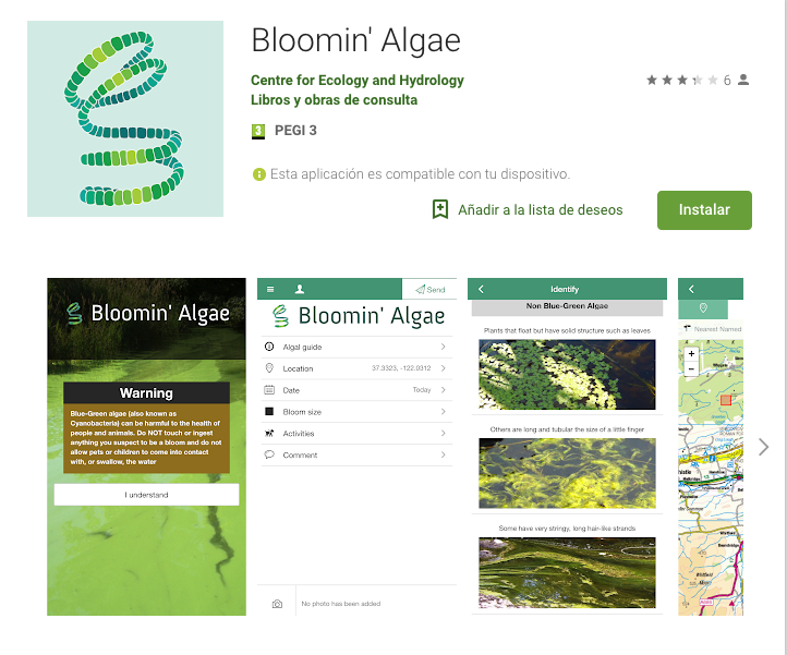 En Escocia, una de las regiones más afectadas por este alga tóxica, han creado una aplicación para facilitar su detección. (Foto: Captura de la aplicación)