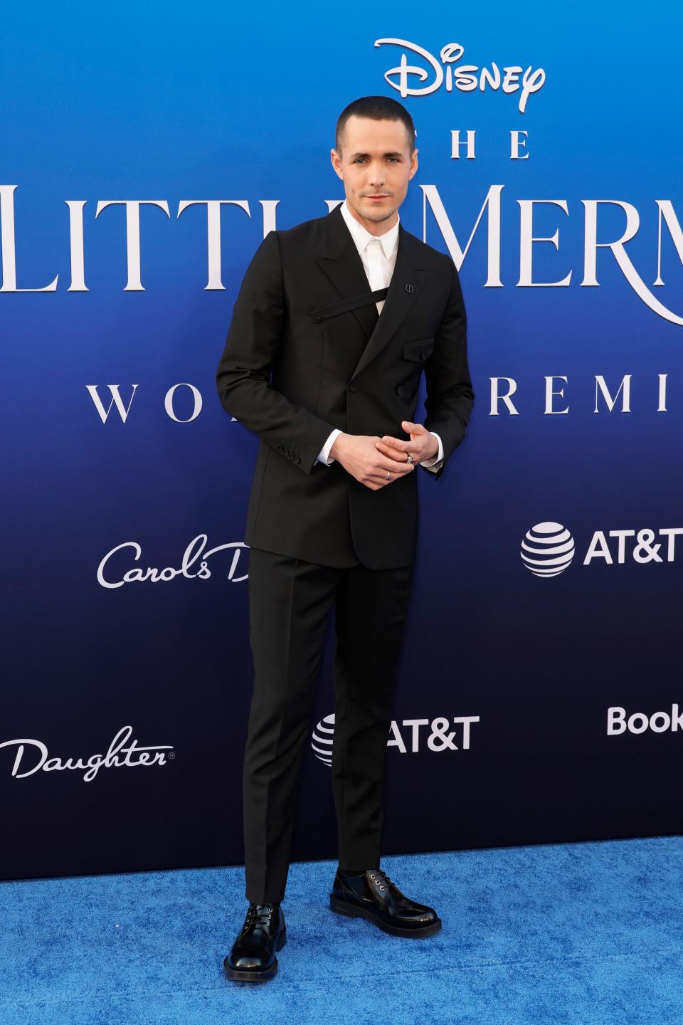 Jonah Hauer-King attends the world premiere of Disney's "The Little Mermaid" on May 08, 2023 in Hollywood, California.