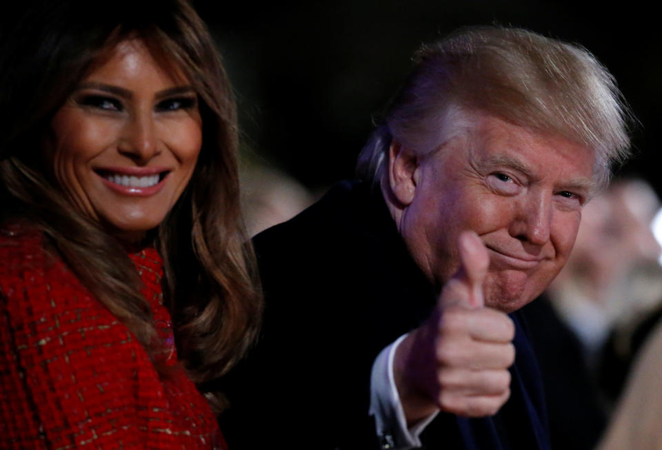 Donald Trump's&nbsp;mother and grandfather&nbsp;followed their siblings to the U.S., while Melania Trump's parents followed her.&nbsp; (Photo: Jonathan Ernst/Reuters)