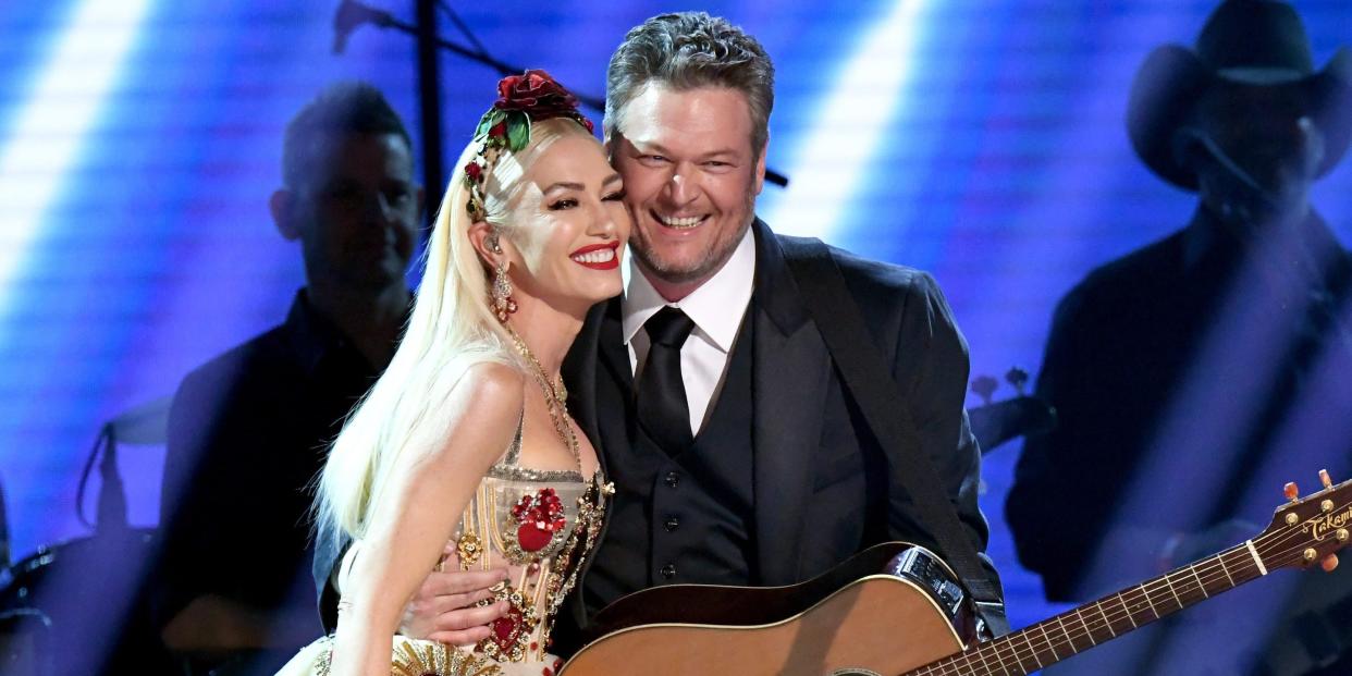 gwen stefani blake shelton grammys