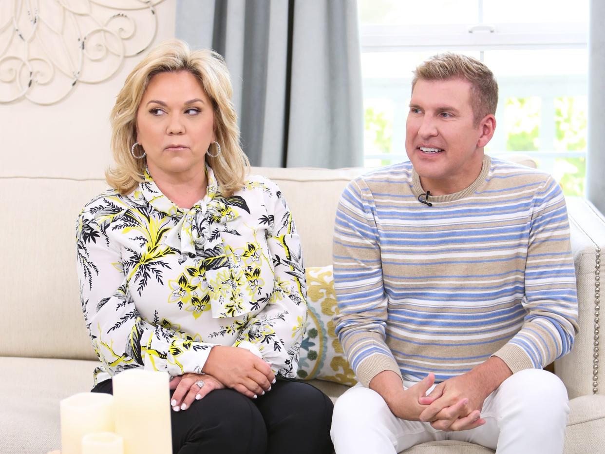 Reality TV personalities Julie Chrisley and Todd Chrisley in 2018.