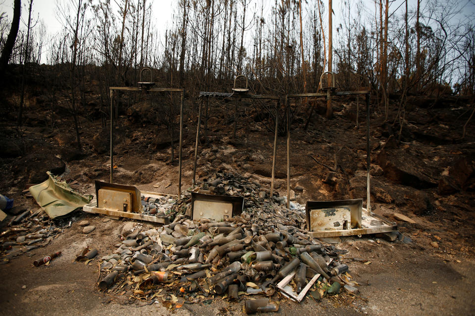 Wildfires ravage Portugal