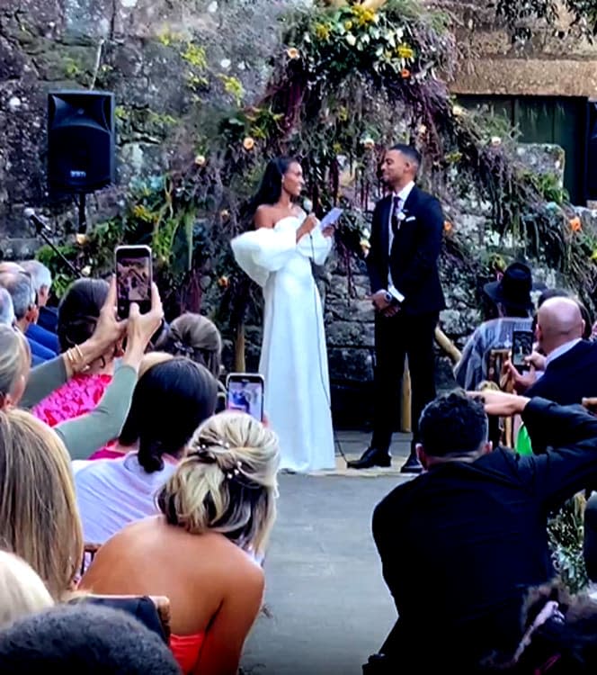 El discurso de Ana Peleteiro durante su boda