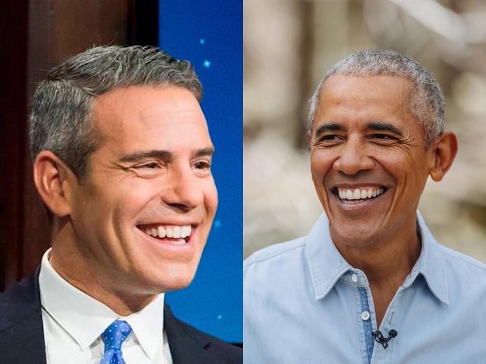 Andy Cohen and Barak Obama