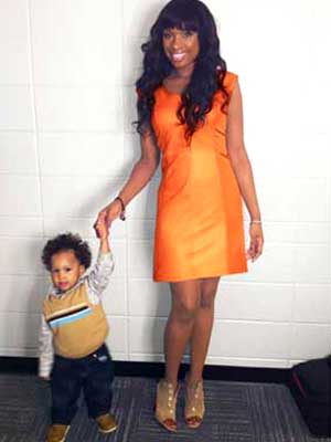 Jennifer Hudson with son David. Art Streiber/Good Housekeeping