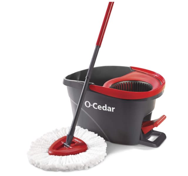 O-Cedar EasyWringing Spin Mop, Courtesy of O-Cedar.