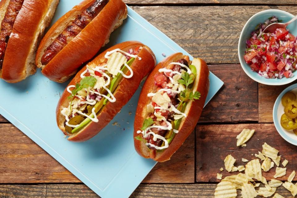 <h1 class="title">Sonoran Hotdog</h1><cite class="credit">Photo by Chelsea Kyle, food and prop styling by Ali Nardi</cite>