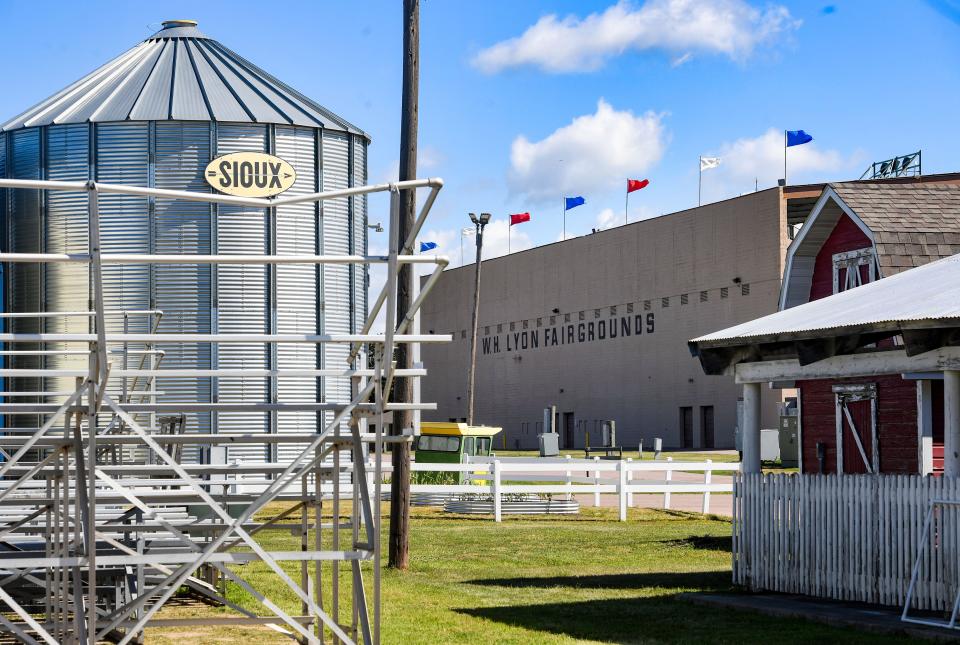 The W.H. Lyons Fairgrounds stand on Thursday, July 28, 2022, in Sioux Falls.