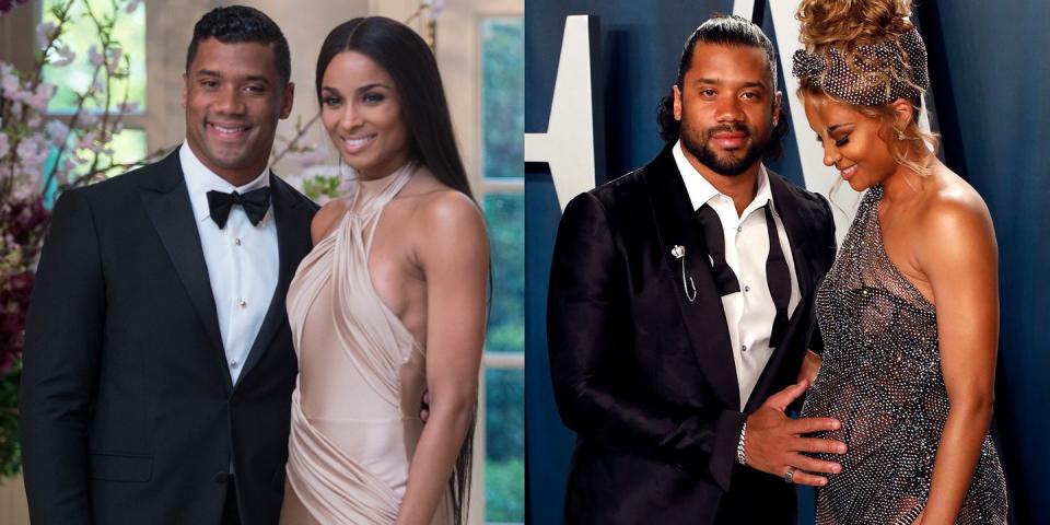 Ciara and Russell Wilson