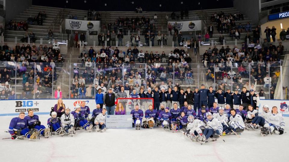 The second annual Penn State Sled Hockey Classic was held on Feb. 3 and raised nearly $20,000 for the State College Adaptive Recreation and its sled hockey team, the State College Coyotes.