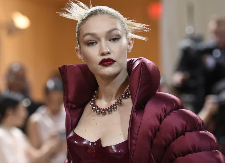 Gigi Hadid, en mayo de este año, en la gala del MET