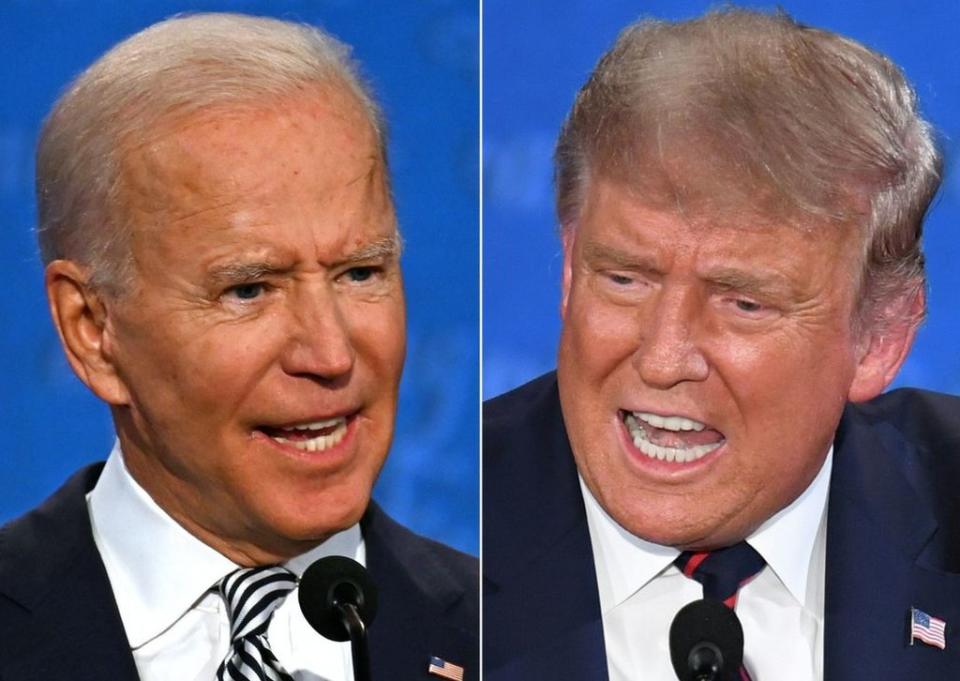 Biden y Trump