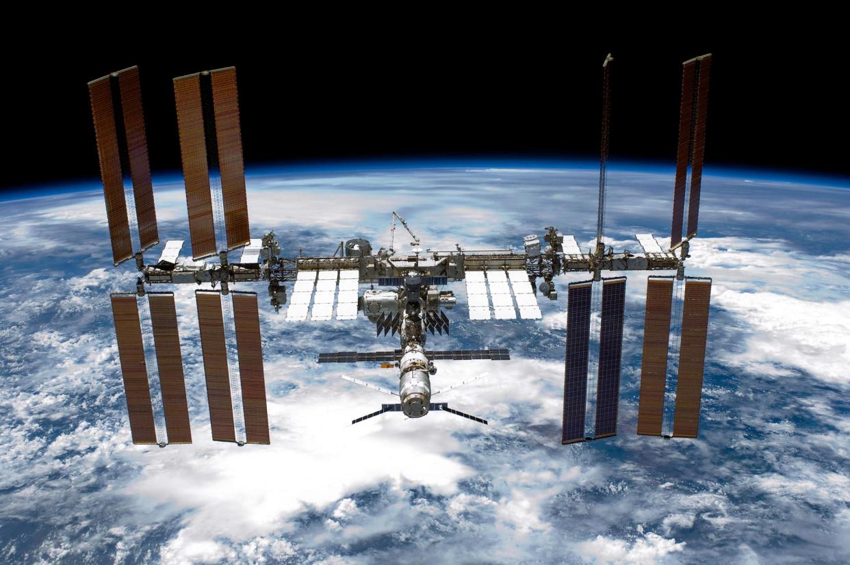 <span>The International Space Station in 2011.</span><span>Photograph: Nasa via Getty Images</span>