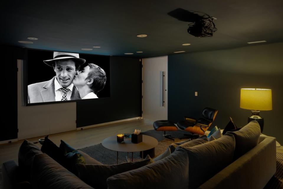 The home theater. Christopher Amitrano
