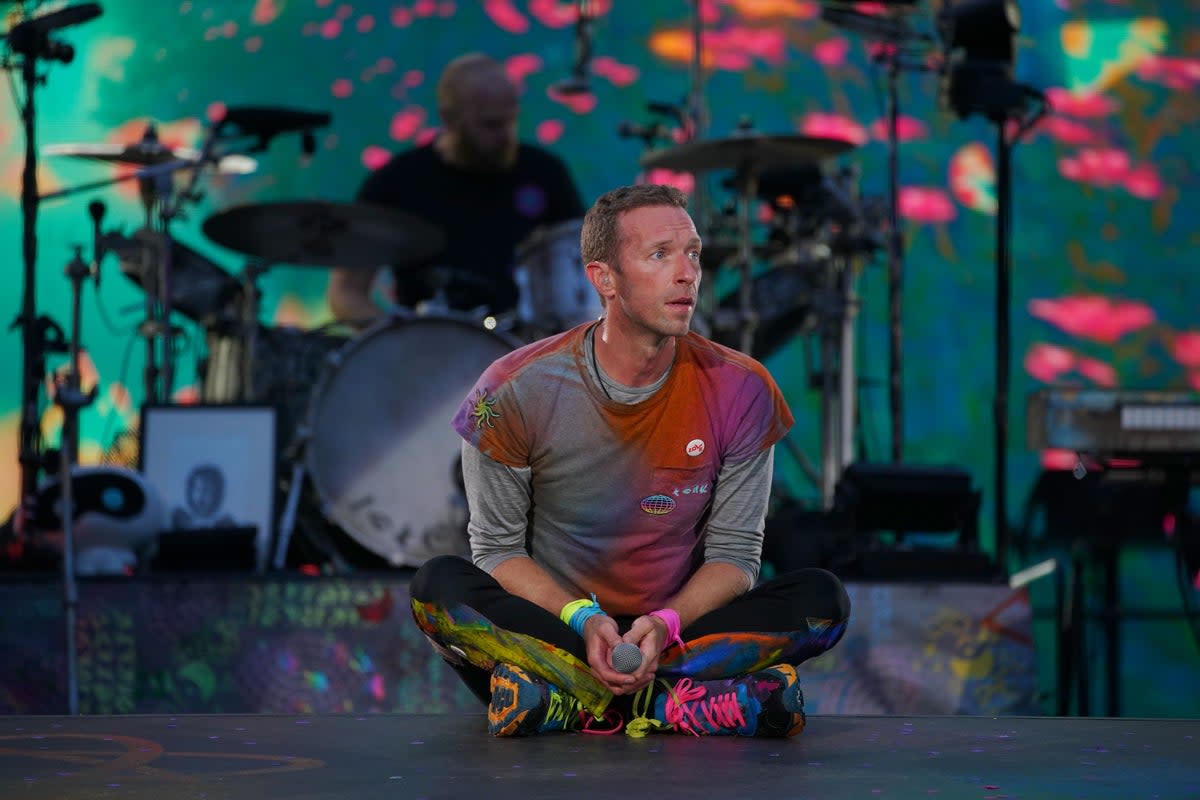 Coldplay headlined for the fifth time (PA) (PA Wire)