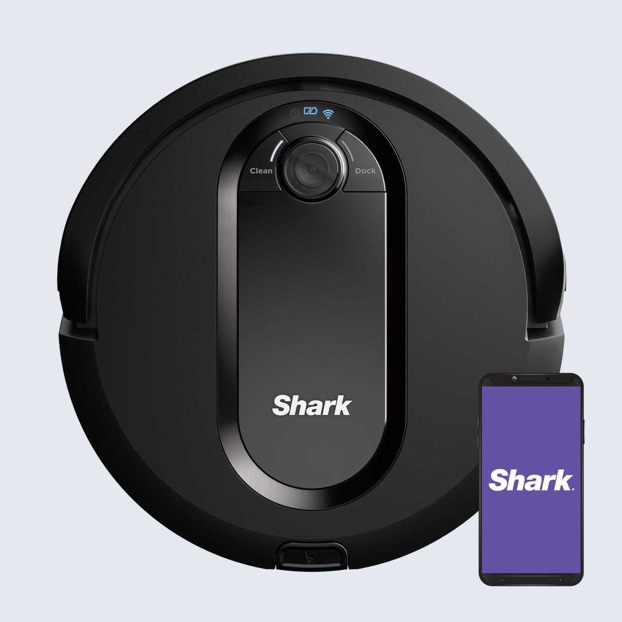 <a href="https://www.walmart.com/ip/Shark-IQ-Robot-Vacuum-R100-Wi-Fi-Connected-Home-Mapping-RV1000/506507232" rel="nofollow noopener" target="_blank" data-ylk="slk:Shark IQ Robot Vacuum R100;elm:context_link;itc:0;sec:content-canvas" class="link rapid-noclick-resp">Shark IQ Robot Vacuum R100</a>