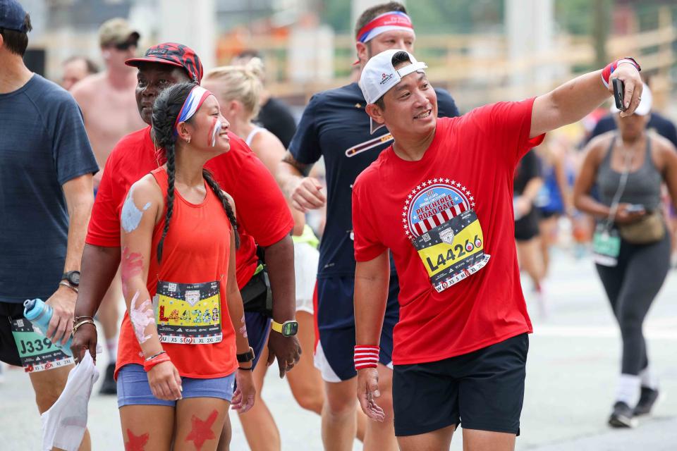 Here are some more photos from the 2023 Peachtree Road Race.