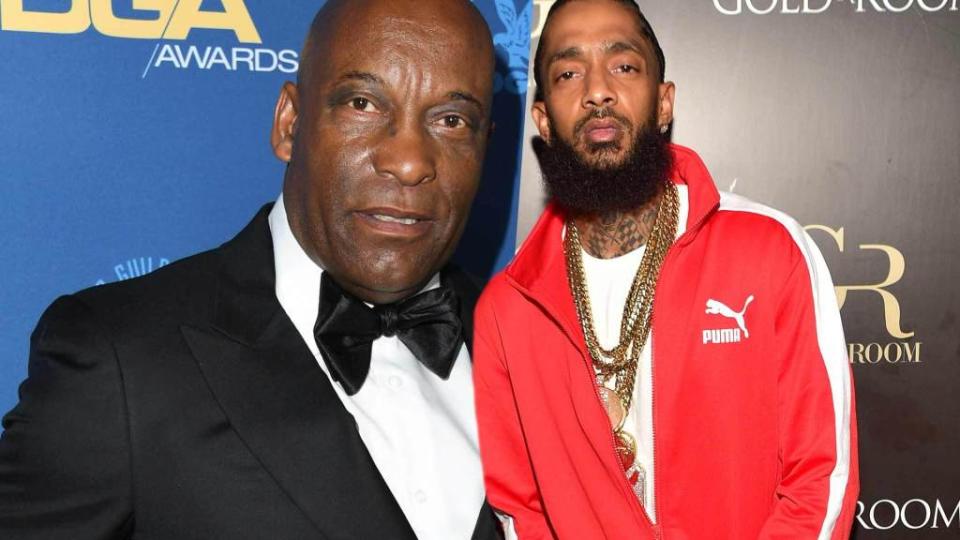 <p>John Singleton will be in good company for the rest of eternity because his family has chosen to surround him by Hollywood, and hip-hop royalty, with his final resting place near Nipsey Hussle. According to the “Boyz n the Hood” directors’ death certificate, Singleton’s body was handled by Angelus Funeral Home on Crenshaw Blvd in […]</p> <p>The post <a rel="nofollow noopener" href="https://theblast.com/john-singleton-nipsey-hussle-forest-lawn-cemetery/" target="_blank" data-ylk="slk:John Singleton to Be Buried Near Nipsey Hussle at Famous Cemetery;elm:context_link;itc:0;sec:content-canvas" class="link ">John Singleton to Be Buried Near Nipsey Hussle at Famous Cemetery</a> appeared first on <a rel="nofollow noopener" href="https://theblast.com" target="_blank" data-ylk="slk:The Blast;elm:context_link;itc:0;sec:content-canvas" class="link ">The Blast</a>.</p>