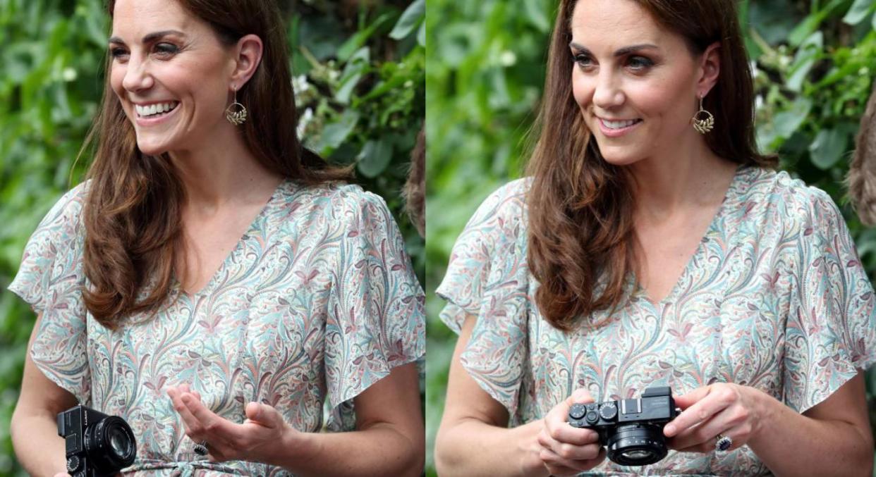 This is the camera that the Duchess of Cambridge uses. (Getty Images) 