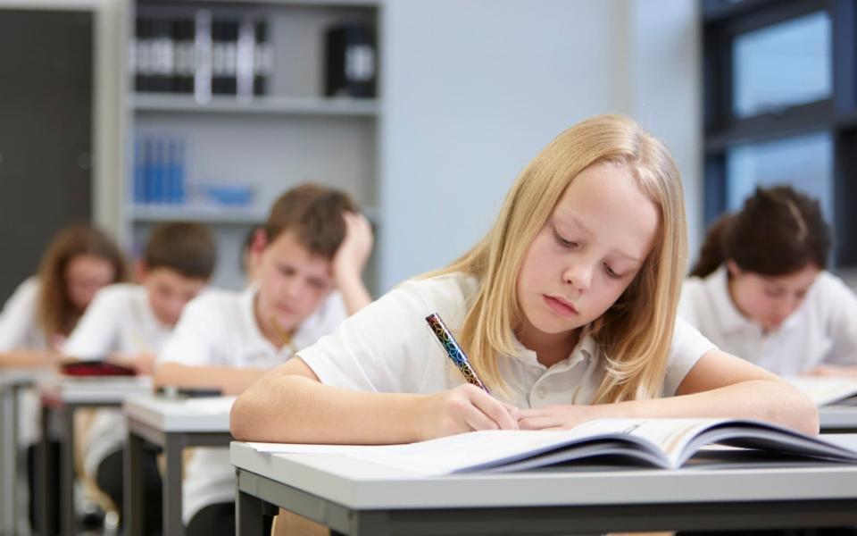 School students facing forwards - Phil Boorman/Getty Images