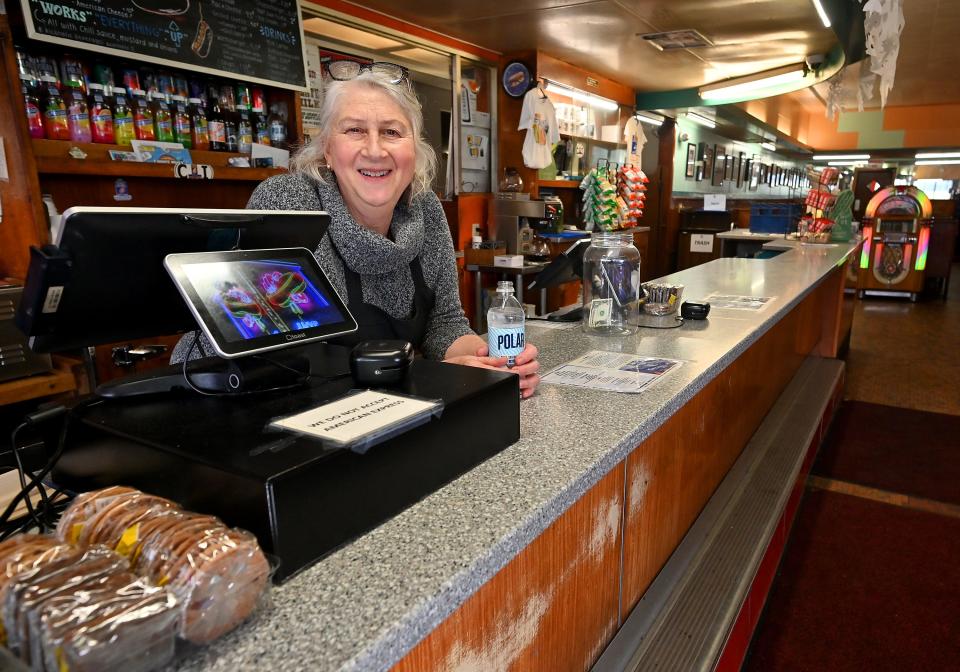 George's Coney Island Hot Dogs owner Kathryn Tsandikos.