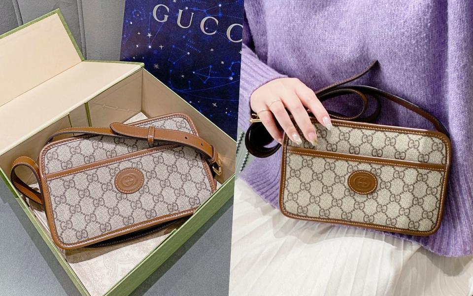 Gucci Mini bag with Interlocking G NT$34,600  圖片來源：LOOKin編輯拍攝