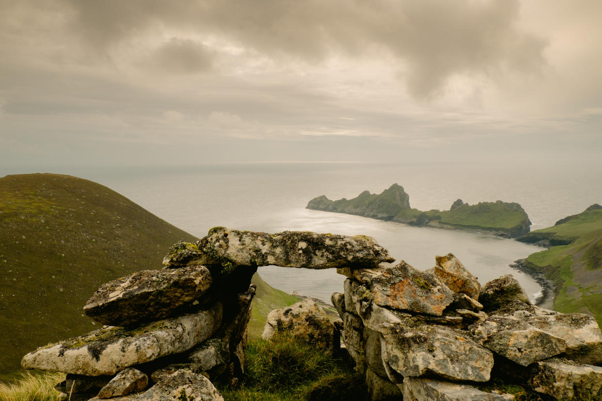 Photographer Chris Orange's picture of the abandoned island of St Kilda. (SWNS)