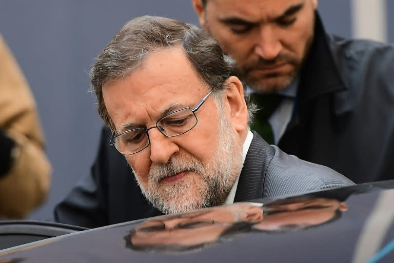 Spain's acting conservative Prime Minister Mariano Rajoy came to power in 2011 and was dogged by corruption scandals during his four-year term