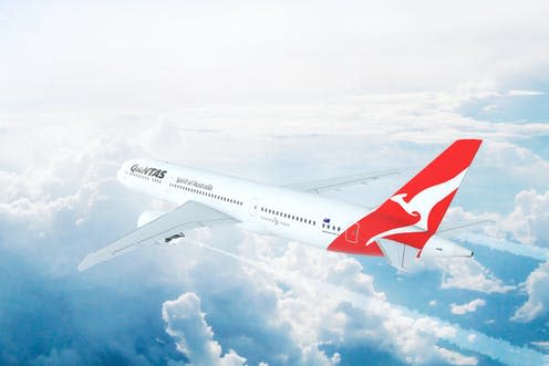 <span class="caption">Qantas leads the way with ultra-long-haul.</span> <span class="attribution"><a class="link " href="https://www.shutterstock.com/image-illustration/sydney-australia-march-22-2018-aerial-1054139222" rel="nofollow noopener" target="_blank" data-ylk="slk:Shutterstock;elm:context_link;itc:0;sec:content-canvas">Shutterstock</a></span>