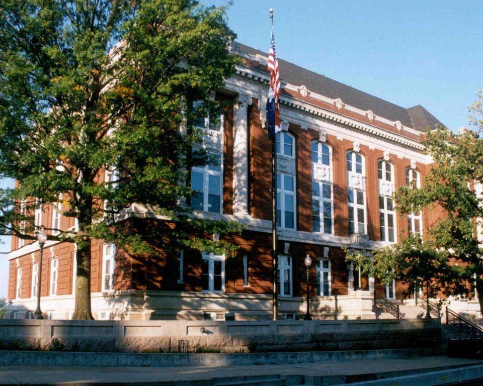 The Missouri Supreme Court building in Jefferson City.