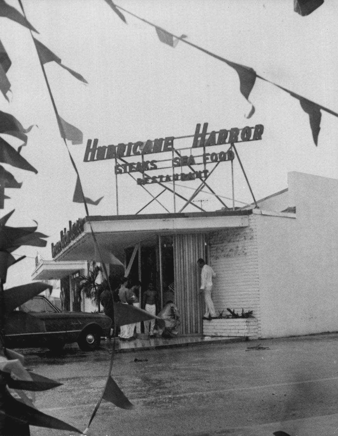 A restaurant on Key Biscayne in 1966.