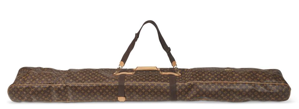 a louis vuitton brown monogram canvas ski bag with goldware circa 2000 a part of the andre leon talley sale at christies